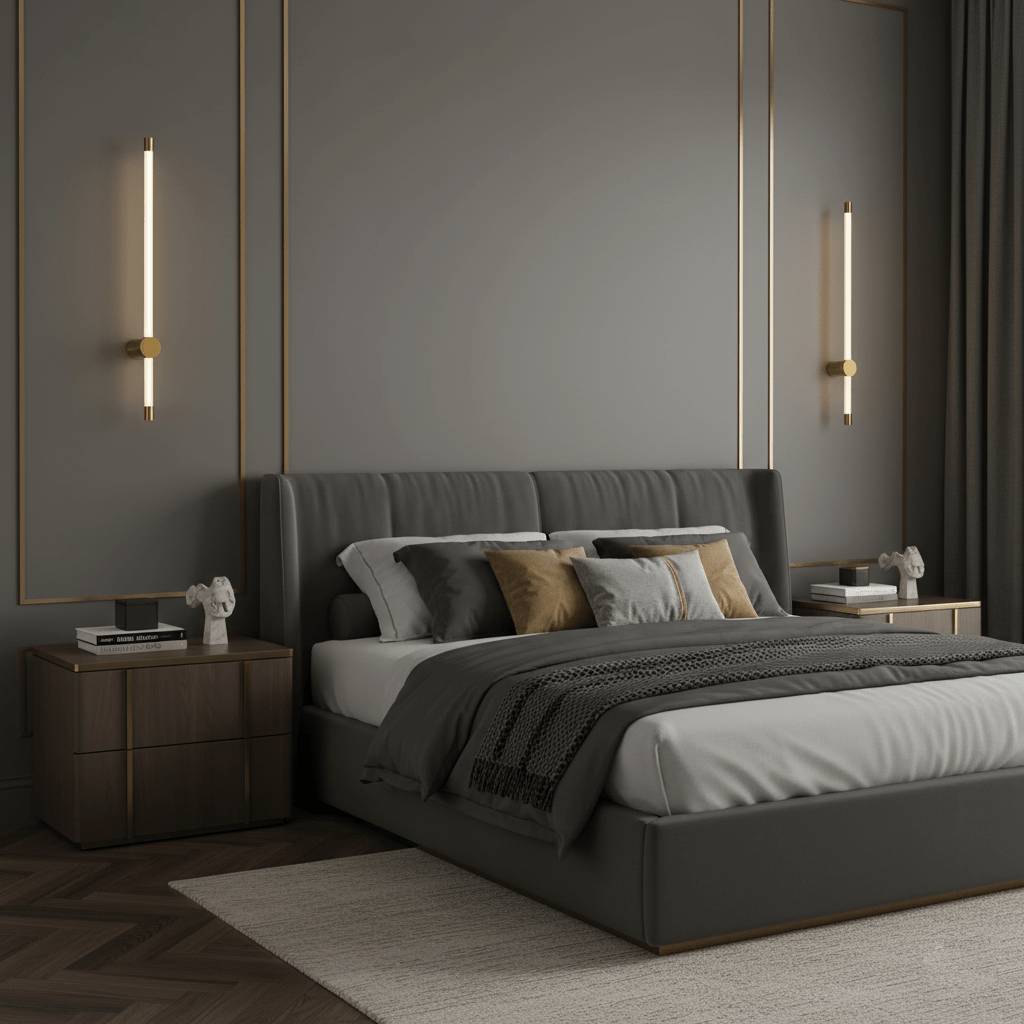 Modern Linear LED Sconce, Dimmable