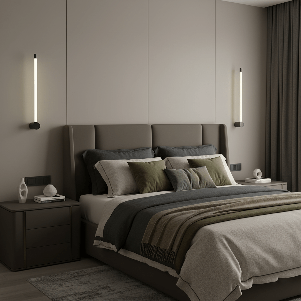 Modern Linear LED Sconce, Dimmable