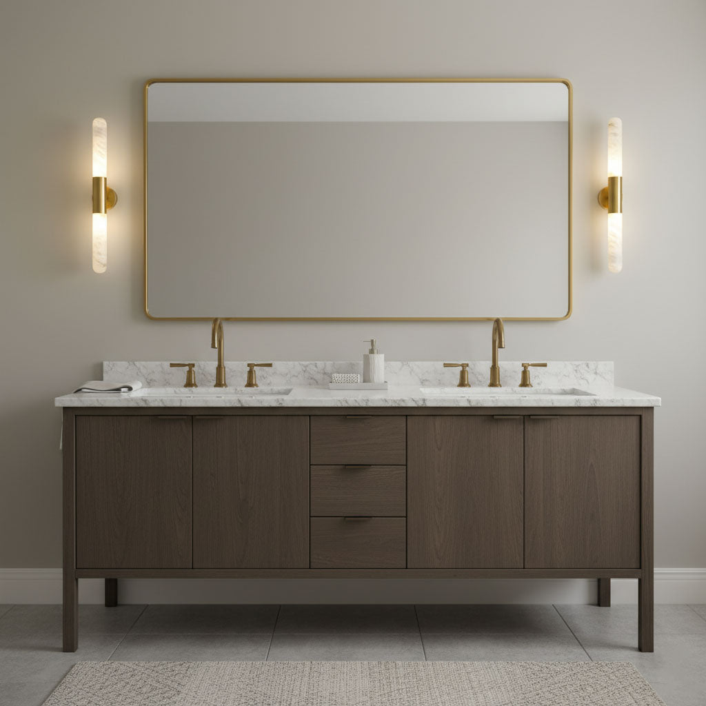 Alabaster Wall Light, Energy Efficient LED