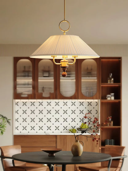 Marcellia Pleated Pendant Light Position 12