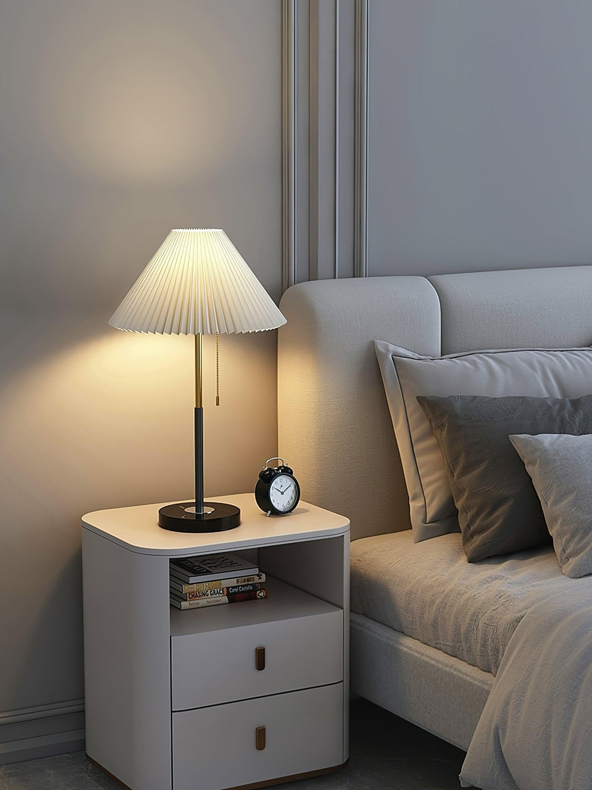 LED Table Lamp with Adjustable Brightness and USB Port — alternate angle