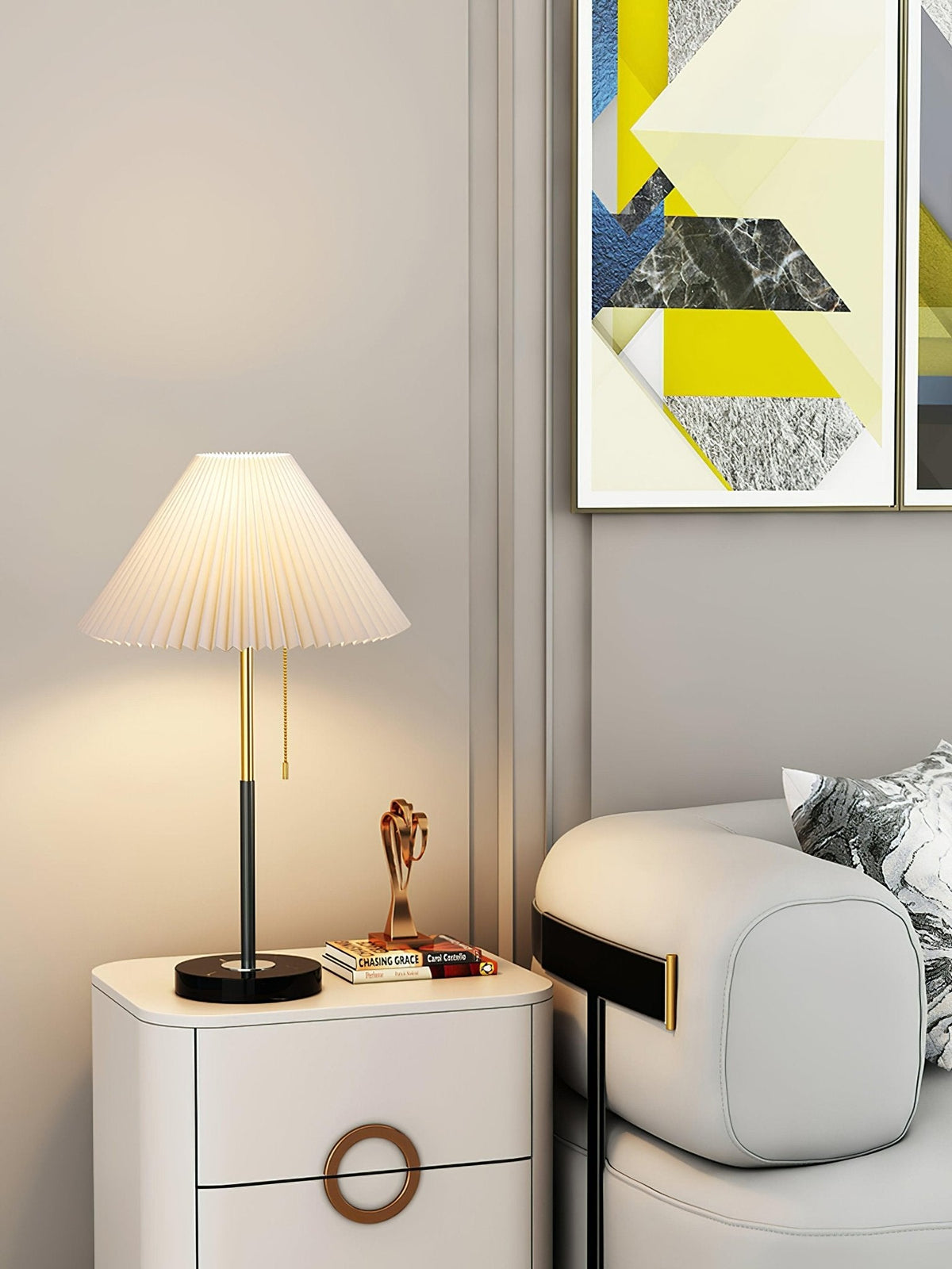 LED Table Lamp with Adjustable Brightness and USB Port — lifestyle view