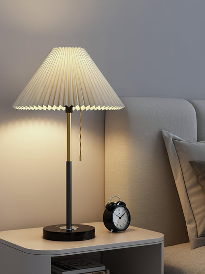 LED Table Lamp with Adjustable Brightness and USB Port — front view