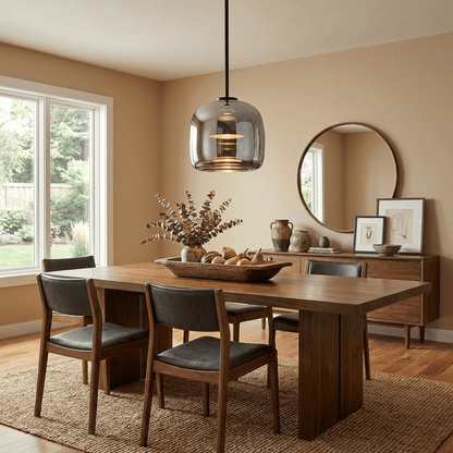 Metro Sphere Glass Pendant Lamp Position 7