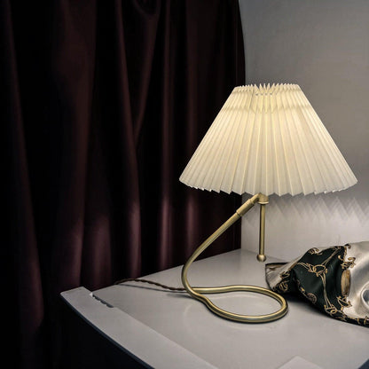 Pleated Table Lamp with Adjustable Brightness — alternate angle