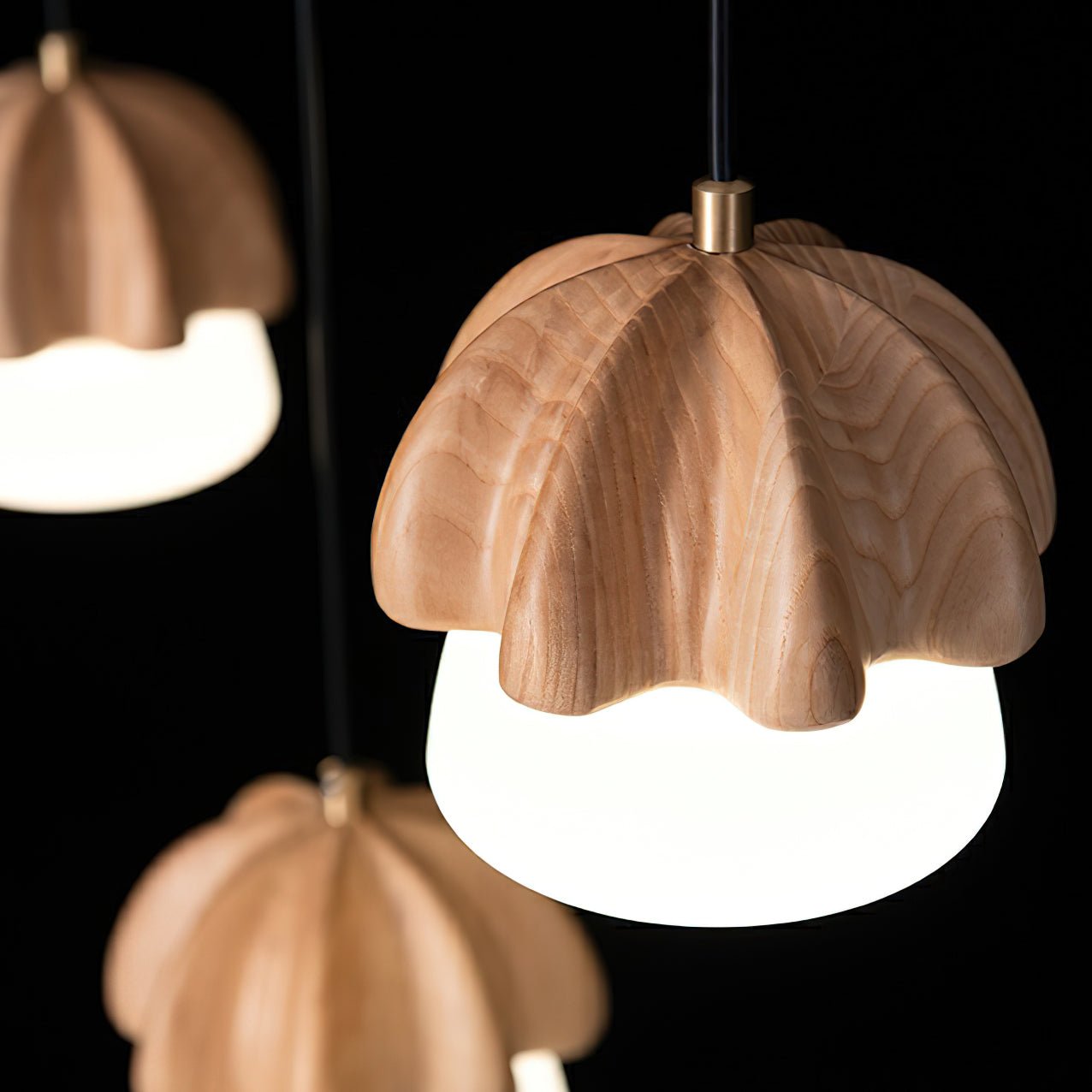 Mushroom Cluster Chandelier with Adjustable Height
