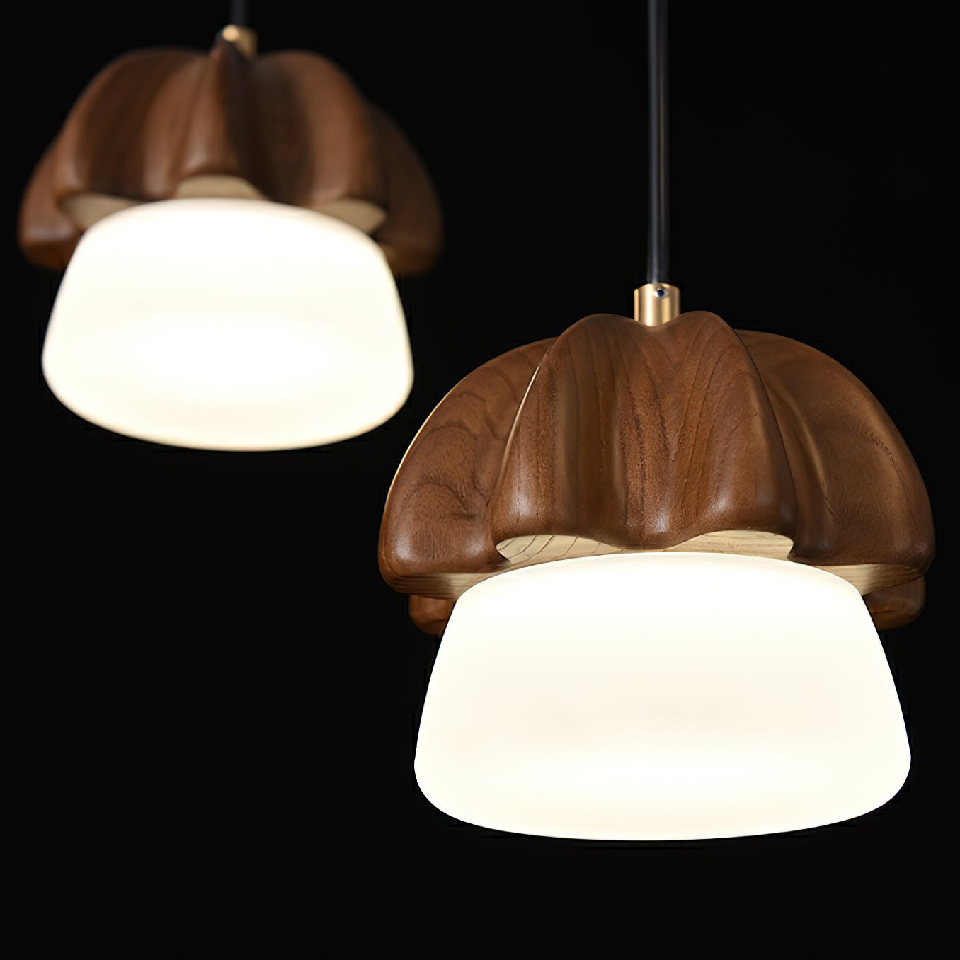 Mushroom Cluster Chandelier with Adjustable Height