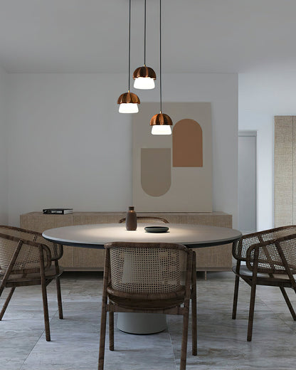 Mushroom Cluster Chandelier with Adjustable Height