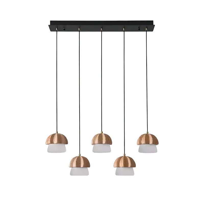 Mushroom Cluster Chandelier with Adjustable Height