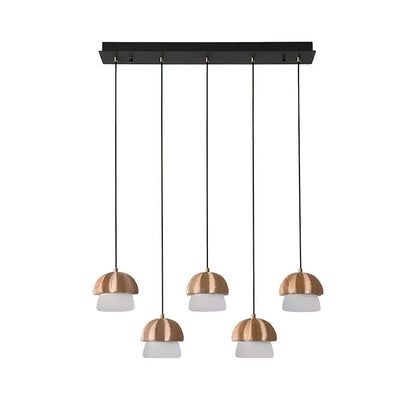 Mushroom Cluster Chandelier with Adjustable Height