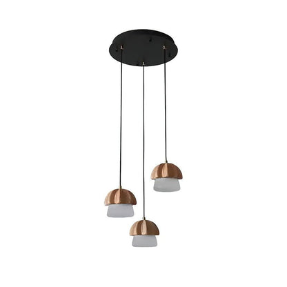 Mushroom Cluster Chandelier with Adjustable Height — detail view