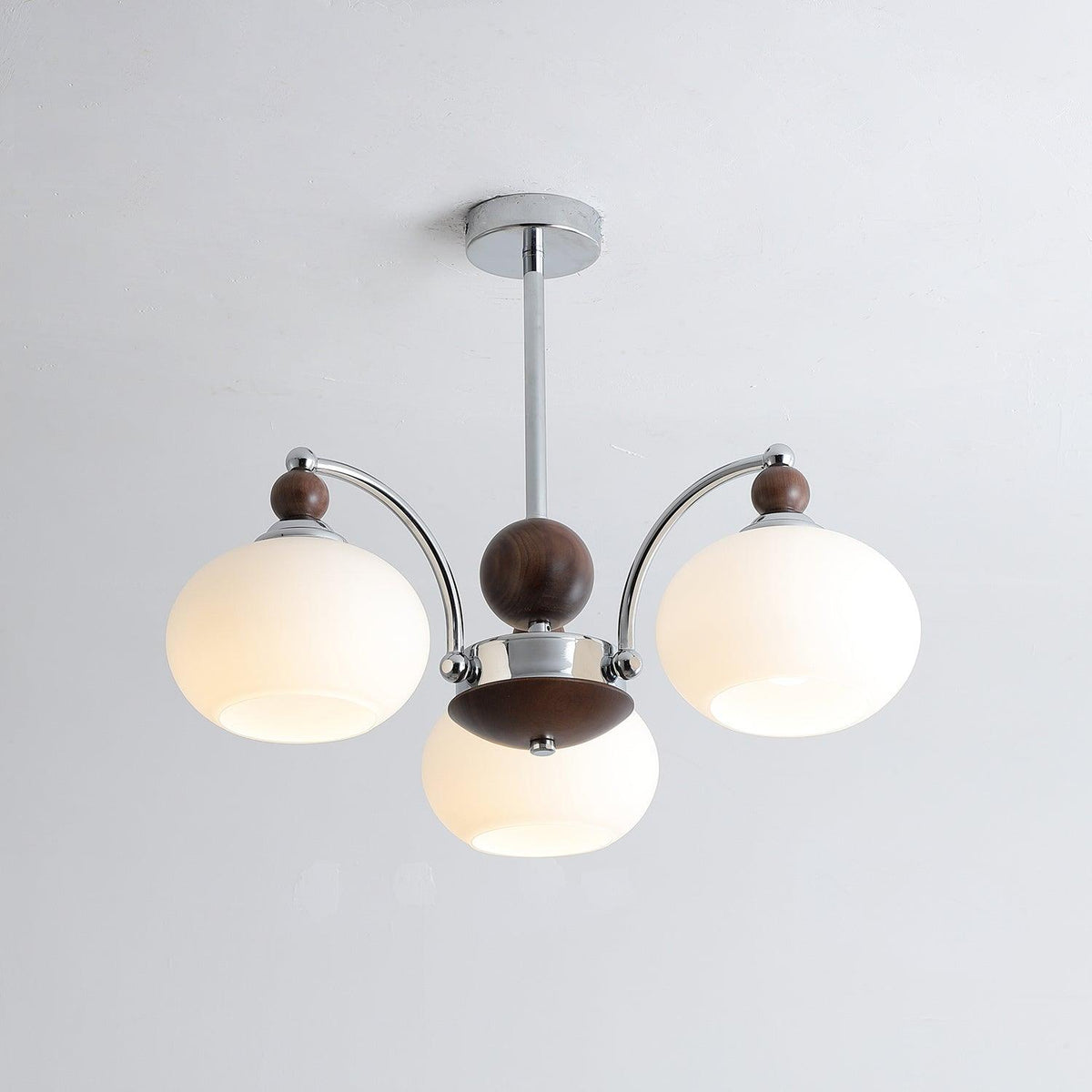 Noir Modern Chandelier with Adjustable Height