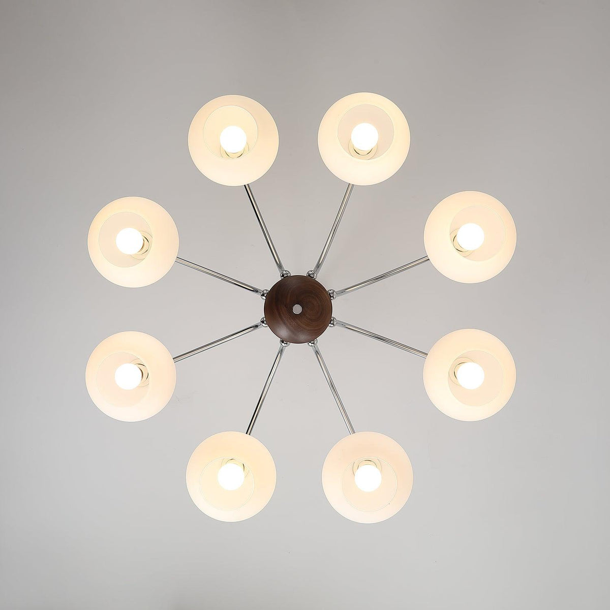 Noir Modern Chandelier with Adjustable Height