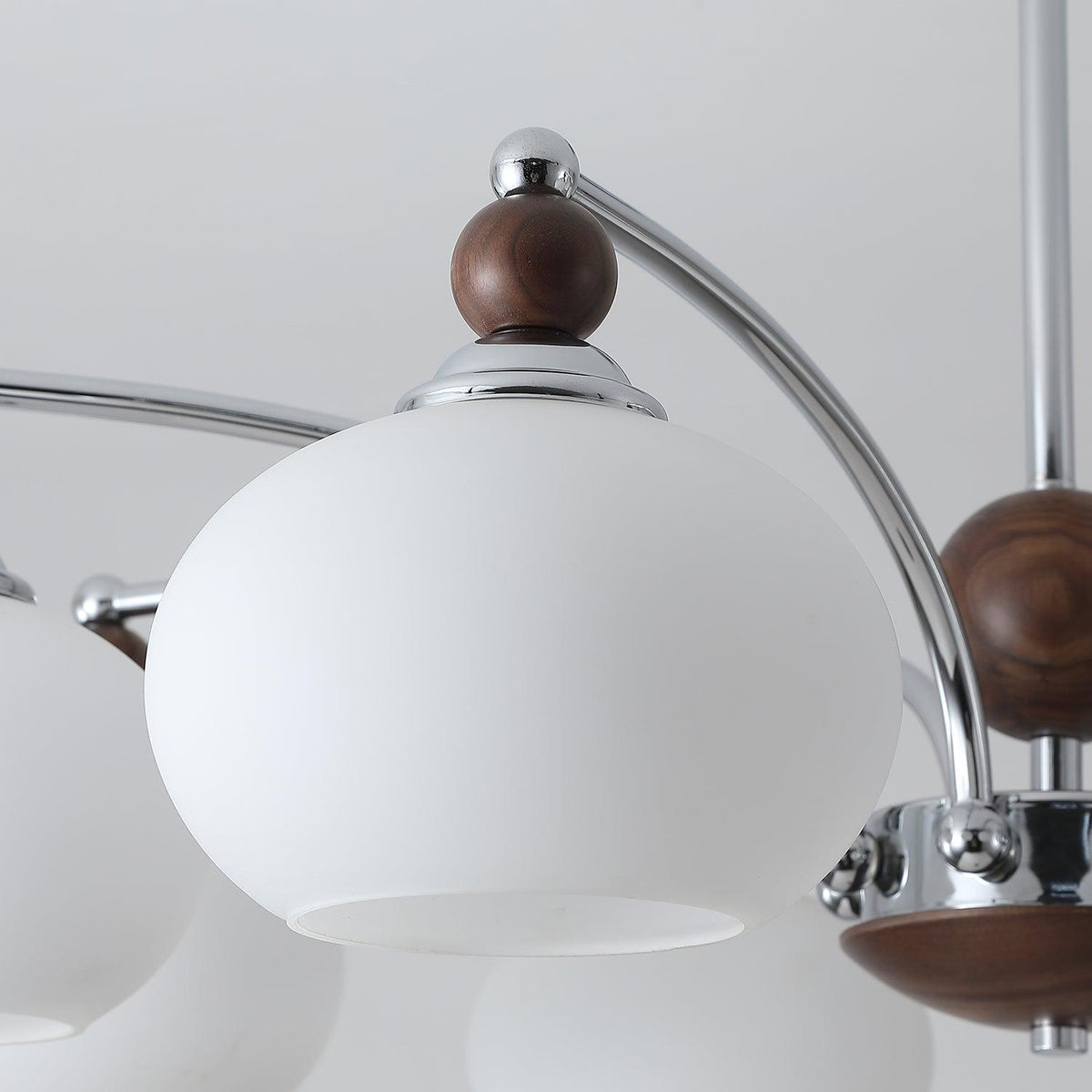 Noir Modern Chandelier with Adjustable Height