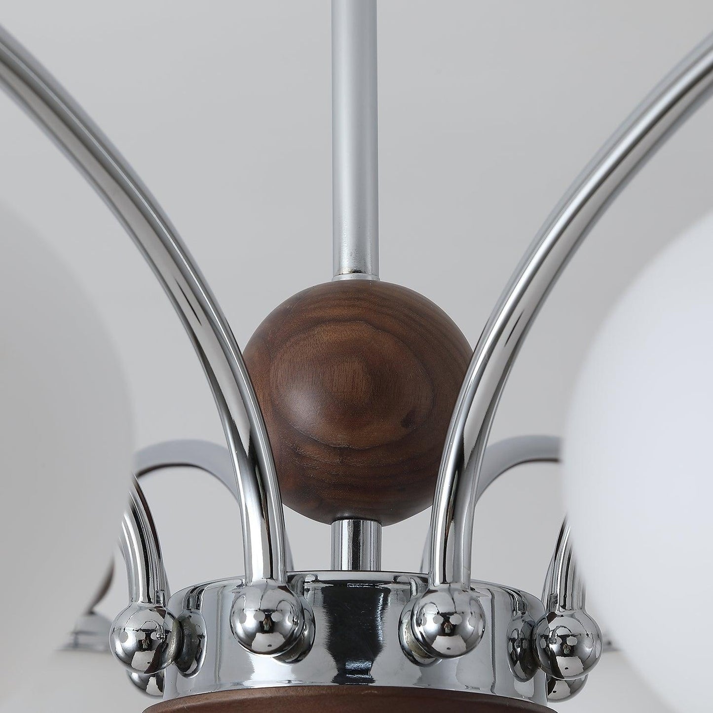 Noir Modern Chandelier with Adjustable Height