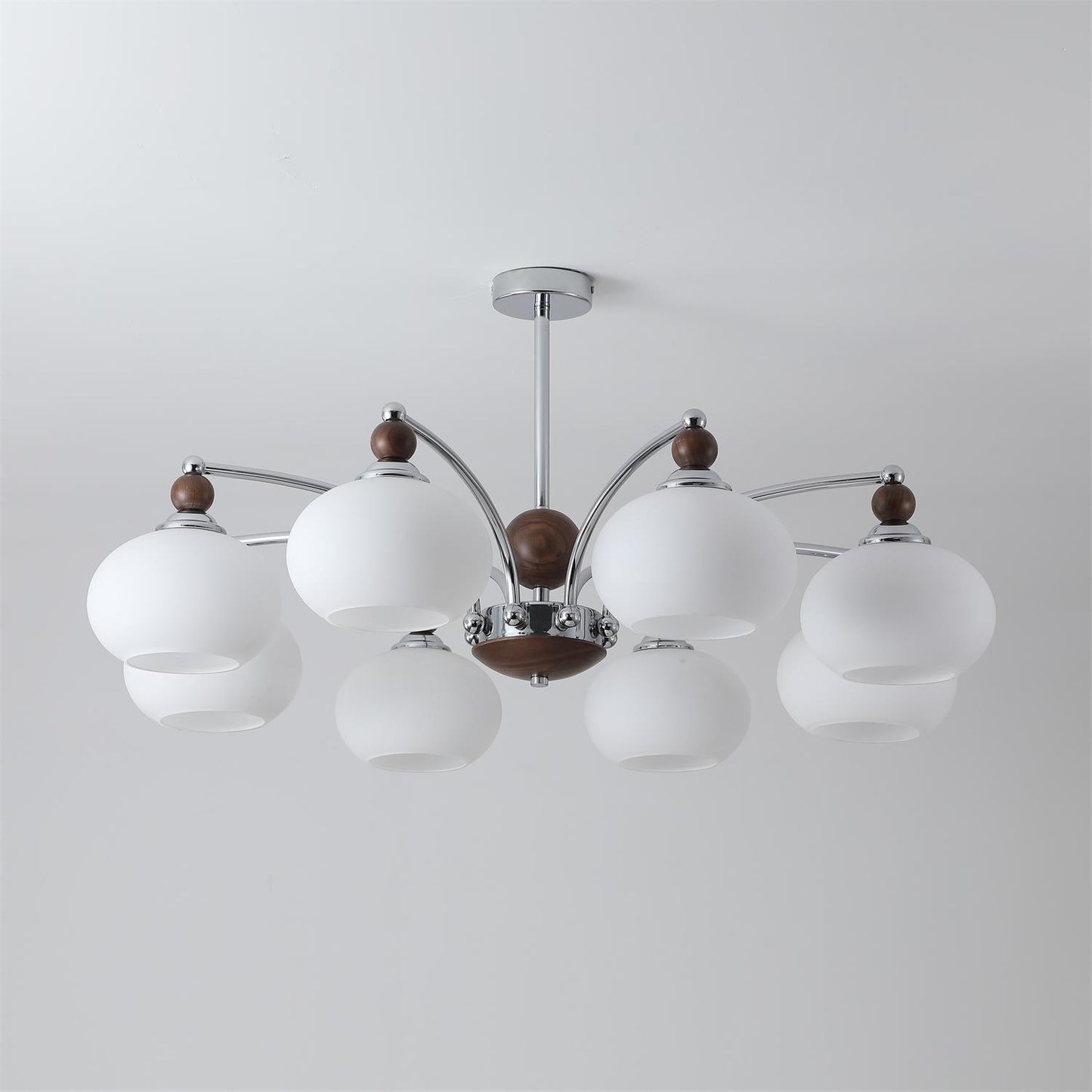 Noir Modern Chandelier with Adjustable Height — detail view