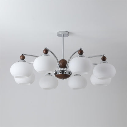 Noir Modern Chandelier with Adjustable Height — detail view