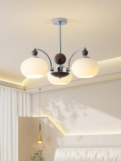 Noir Modern Chandelier with Adjustable Height