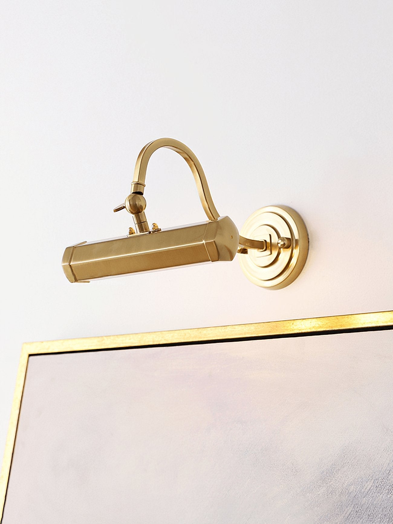 Round Wall Lamp with Dimmable LED — alternate angle