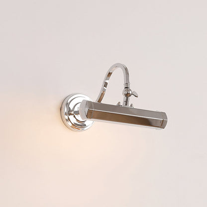 Round Wall Lamp with Dimmable LED — front view