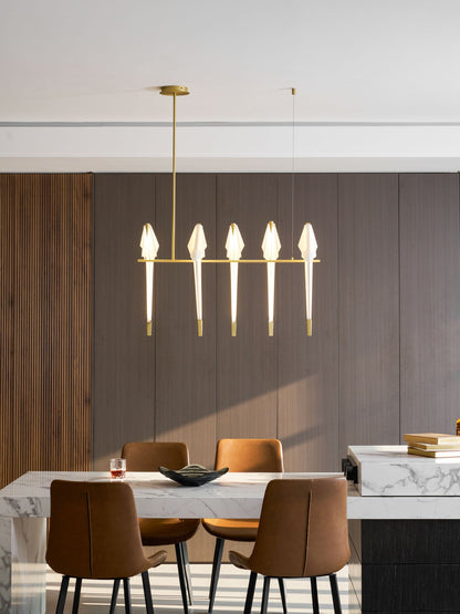 Paper Crane LED Chandelier with Warm Light