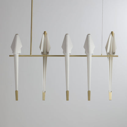 Paper Crane LED Chandelier with Warm Light