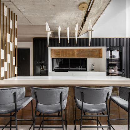 Paper Crane LED Chandelier with Warm Light