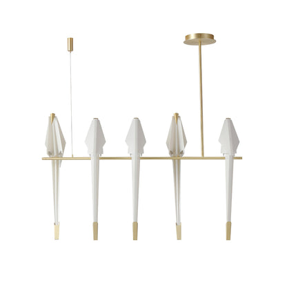 Paper Crane LED Chandelier with Warm Light