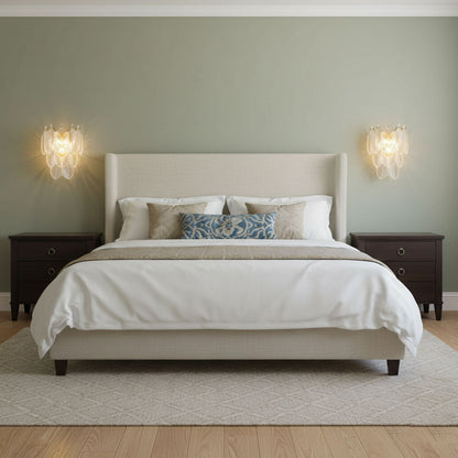 Glass Wall Sconce with Adjustable Light Direction