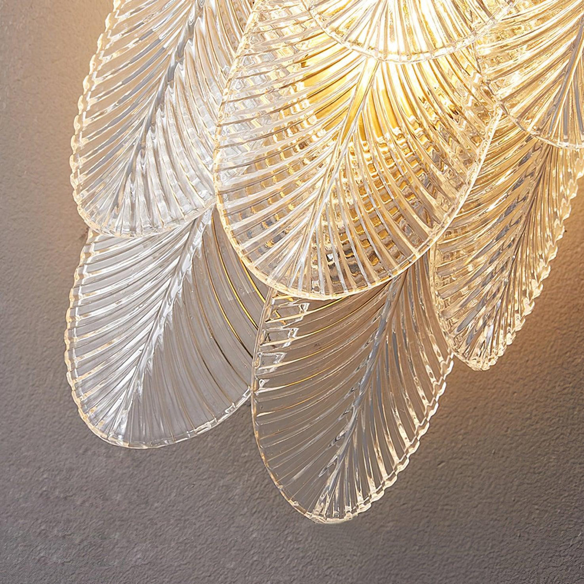 Glass Wall Sconce with Adjustable Light Direction