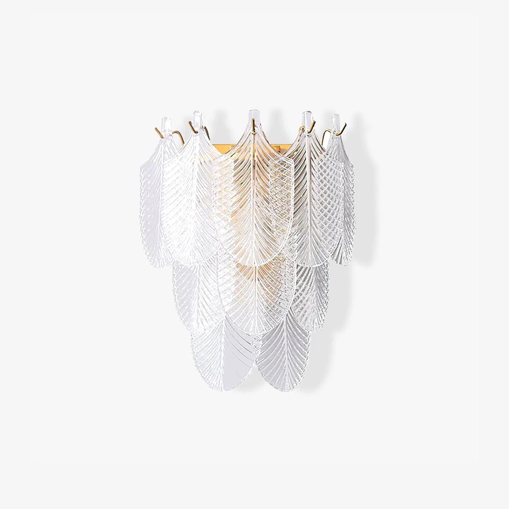 Glass Wall Sconce with Adjustable Light Direction — side view