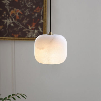 Alabaster Cluster Chandelier with Adjustable Brightness