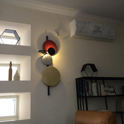 Orb Plug-In Wall Lamp with Adjustable Brightness