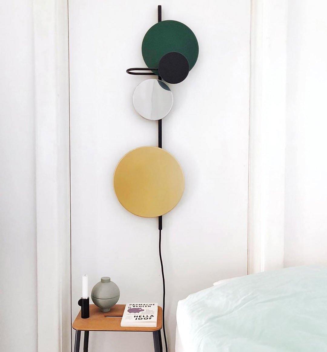 Orb Plug-In Wall Lamp with Adjustable Brightness