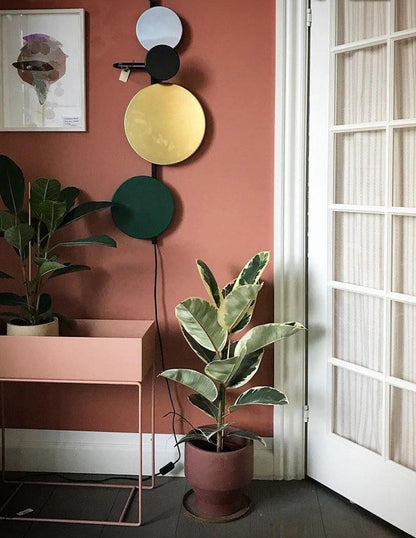 Orb Plug-In Wall Lamp with Adjustable Brightness