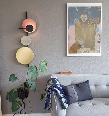 Orb Plug-In Wall Lamp with Adjustable Brightness