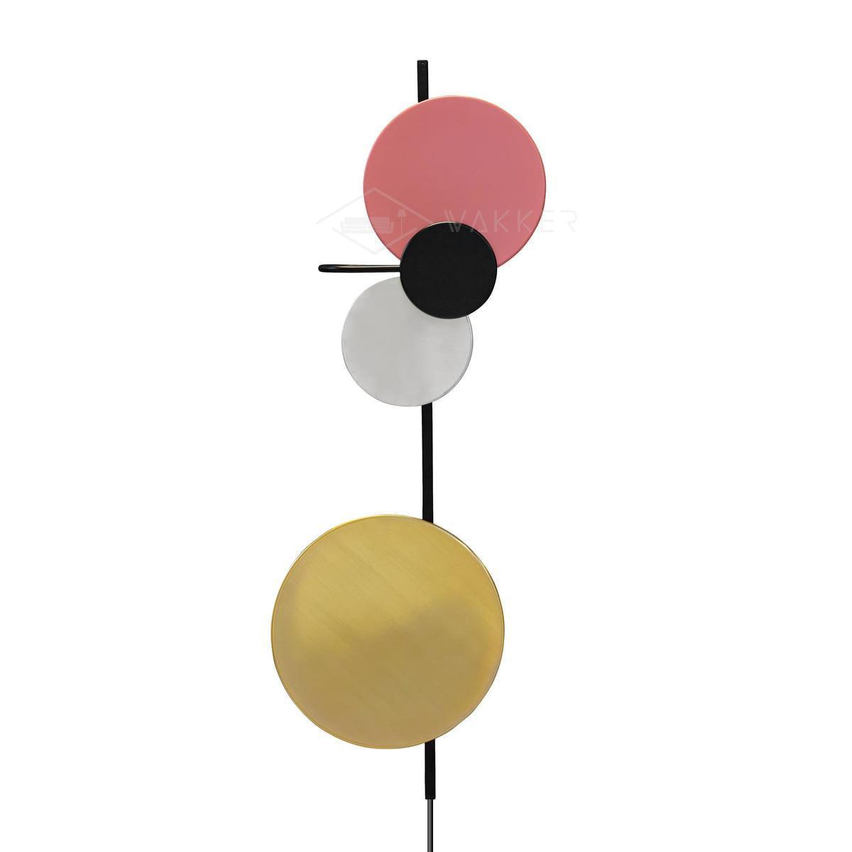 Orb Plug-In Wall Lamp with Adjustable Brightness — side view