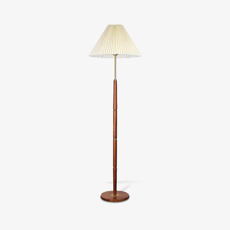 Pleated Floor Lamp with Adjustable Brightness