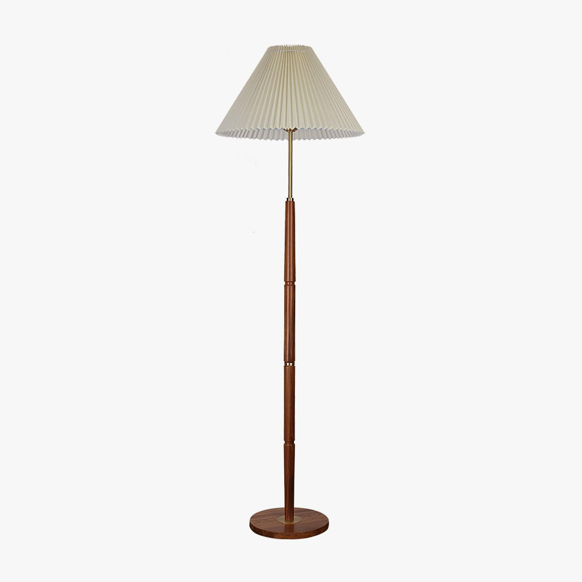 Pleated Floor Lamp with Adjustable Brightness — front view