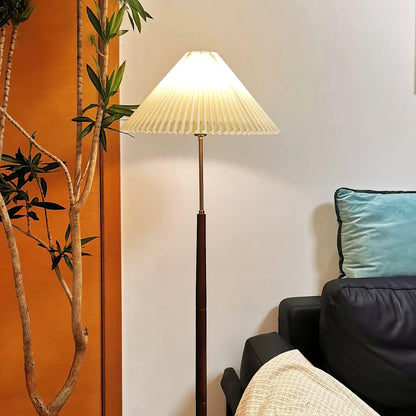 Pleated Floor Lamp with Adjustable Brightness — alternate angle