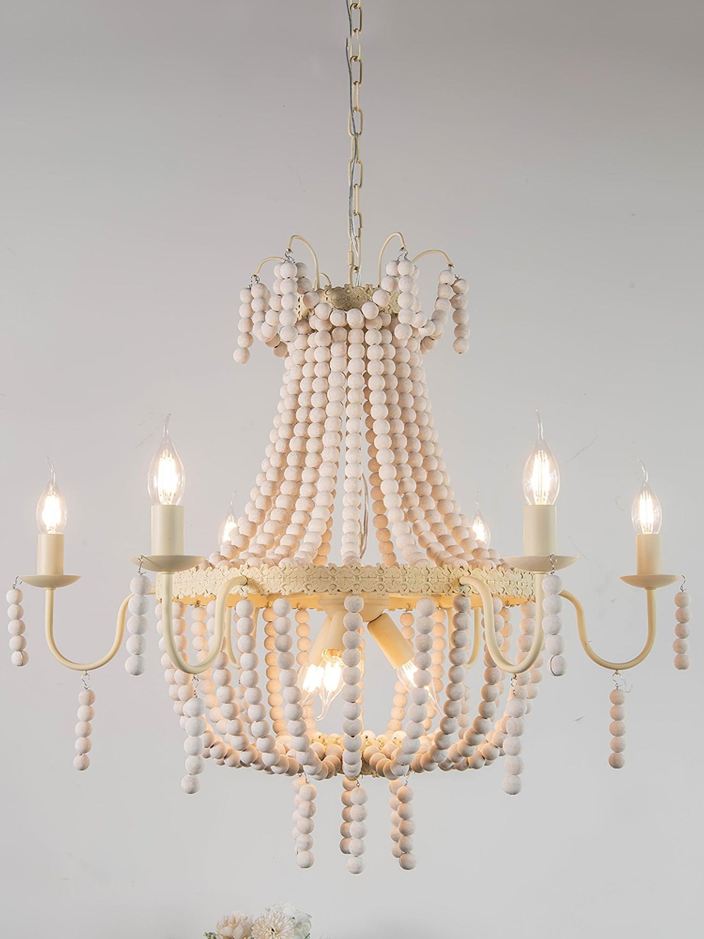 Modern Chandelier with Crystal Accents