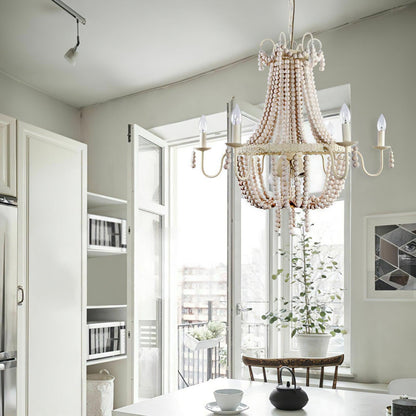 Modern Chandelier with Crystal Accents