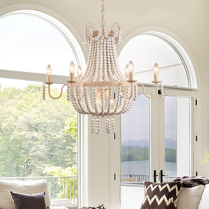 Modern Chandelier with Crystal Accents
