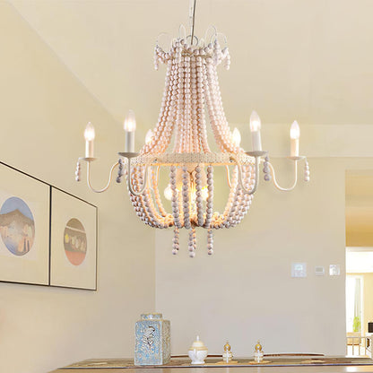 Modern Chandelier with Crystal Accents