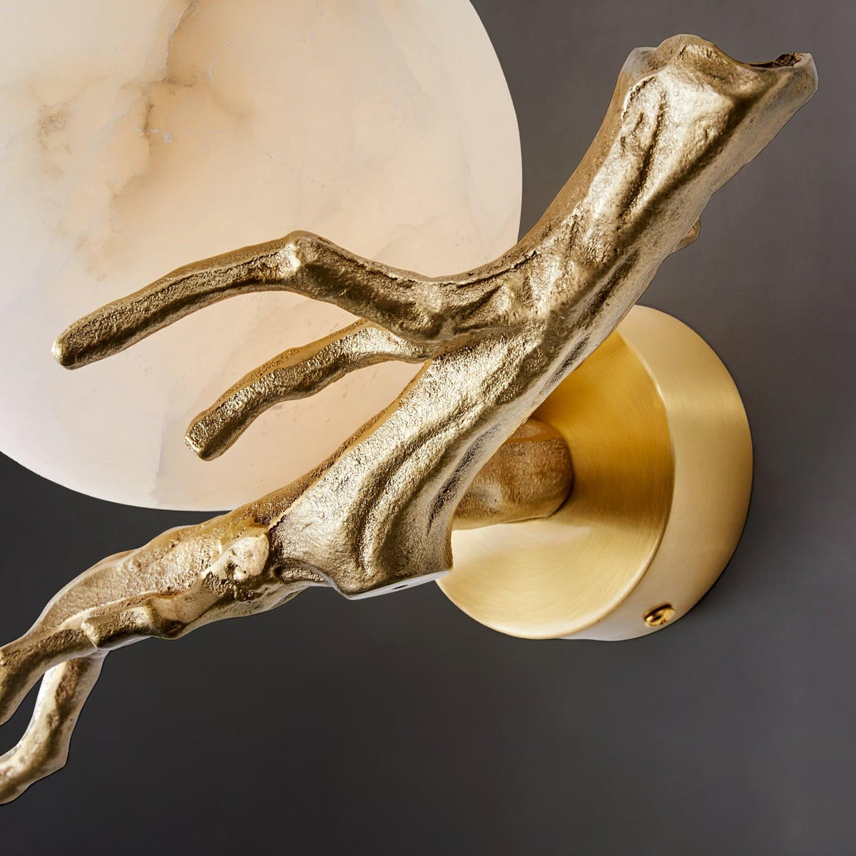 Retro Twig Wall Lamp, Adjustable Light Direction