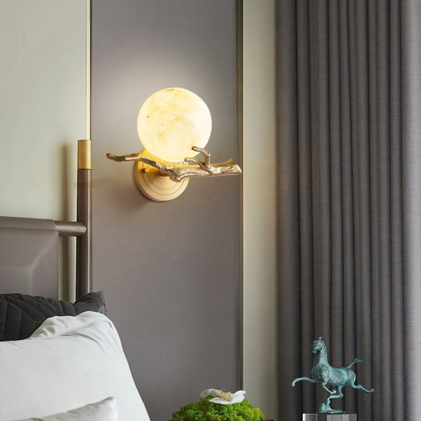 Retro Twig Wall Lamp, Adjustable Light Direction