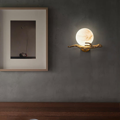 Retro Twig Wall Lamp, Adjustable Light Direction