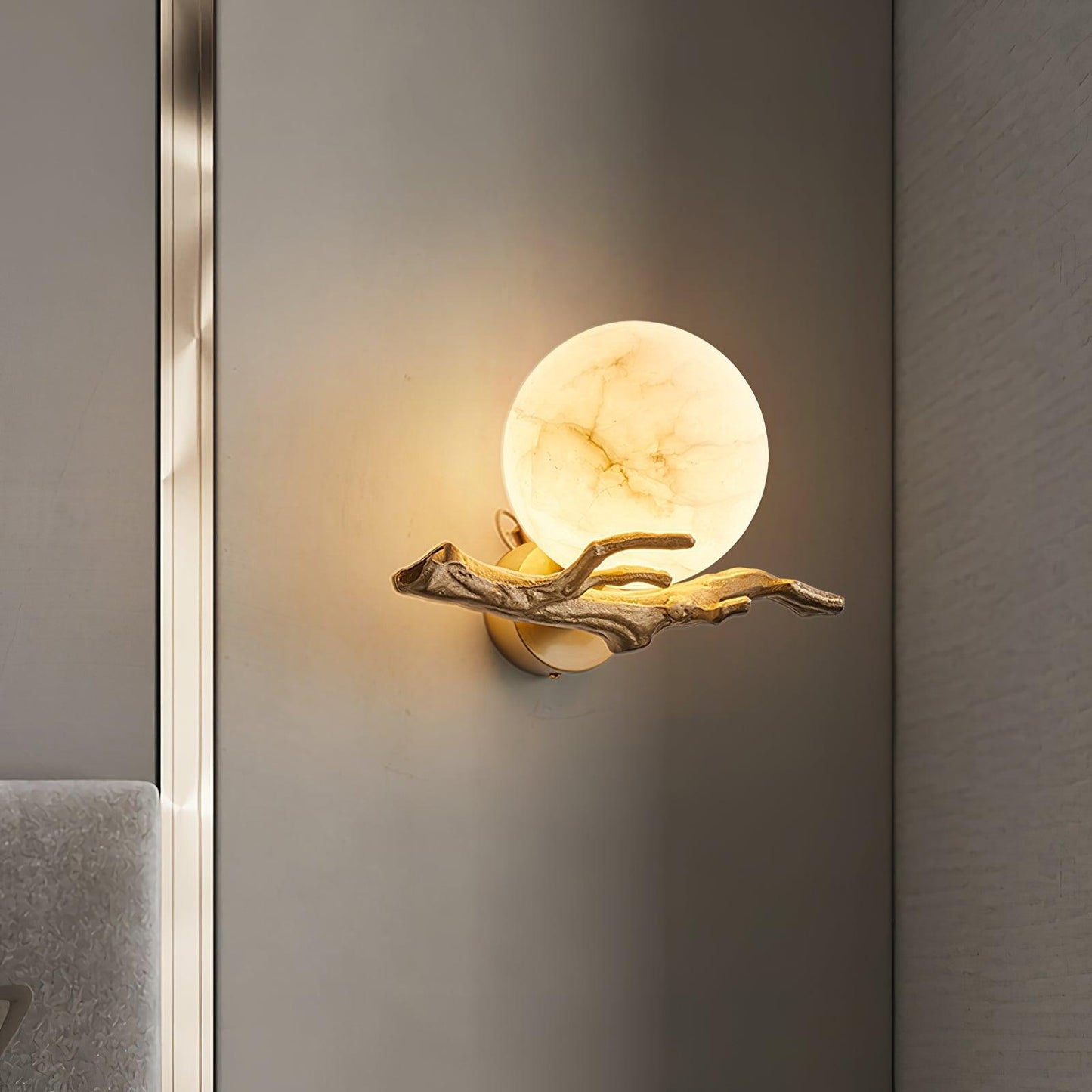Retro Twig Wall Lamp, Adjustable Light Direction