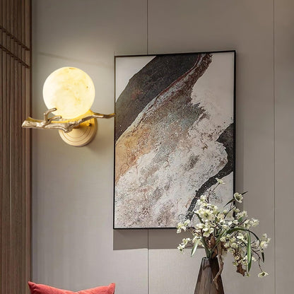 Retro Twig Wall Lamp, Adjustable Light Direction