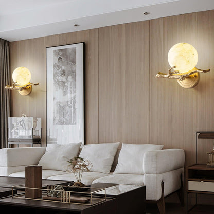 Retro Twig Wall Lamp, Adjustable Light Direction